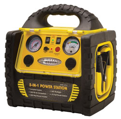 12-Volt Rechargeable Air Compressor/Jumpstart/Emergency System